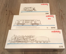 3x Märklin Loks 3304 BR 80