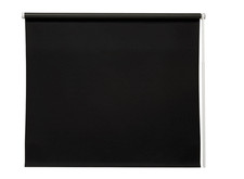 FRIDANS Ikea Verdunklungsrollo 80x195, schwarz, Vorhang, Sichtschutz