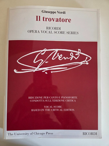 Verdi trovatore ricordi - trovatore,