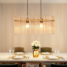 Pendelleuchte gold 2-flammig