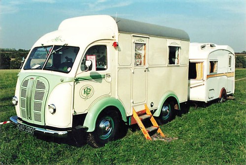 Altes wohnmobil oldtimer foto - altes,