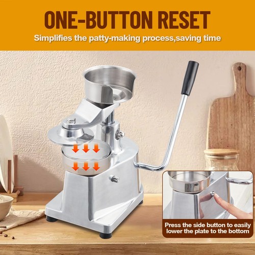ø10 15cm hamburgerpresse - Ø10/12/15cm,