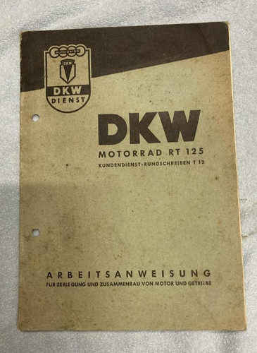 Dkw 125 rt125 - rt,