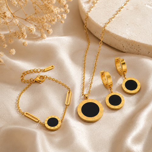 Damen schmuckset 18k vergoldet - damen,