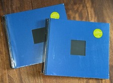 2 x Goldbuch Spiralalbum blau - Echtleinen - 40 Seiten, originalverpackt