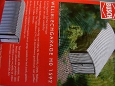 1/87 Busch Wellblechgarage mit