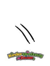 LEGO 2 x Schlauch Achse weich flexibel schwarz Black Hose Soft Axle 11L 32199