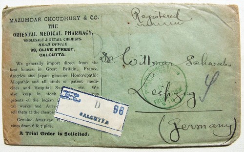 Brief indien zensurbrief - indien,