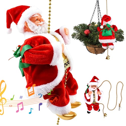 Kletternder weihnachtsmann - kletternder,