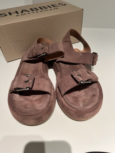 Coole sandalen - sandalen, (velourleder)