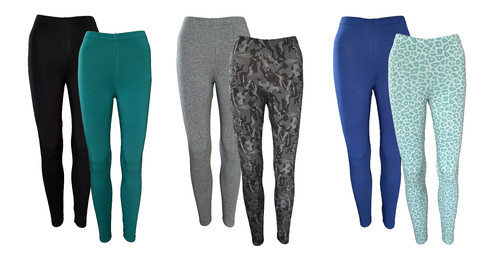 Damen leggings 2er - damen, pack