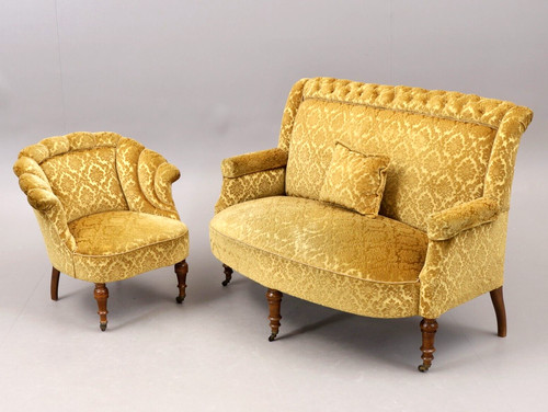 Zierliche sofa sessel garnitur - zierliche,
