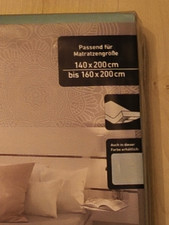 Spannbettlaken 140x200–160x200 cm Mintgrün – Neu