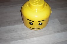 Lego Kopf groß selten,  Lego Aufbewahrungsbox mit Lego Konvolut ca. 1700 Steine