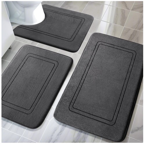 Badezimmerteppich set teilig - badezimmerteppich, 3-teilig