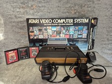 Atari 2600 Cx 2600A Wood Optik