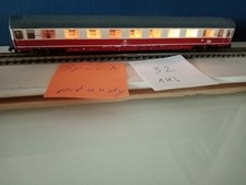 Konv 32 Spur N Trix 1 Kl. TEE,IC,EC, Rheingold m Licht beige rot 4 Achsen verpak