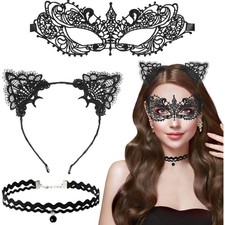 Catwoman Maske Set 3 Teile