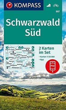 Kompass wanderkarten set 887 - kompass, wanderkarten-set