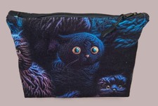 Handarbeit *Unikat* Kosmetiktasche Täschchen Medikamente  Krimskrams  Katze