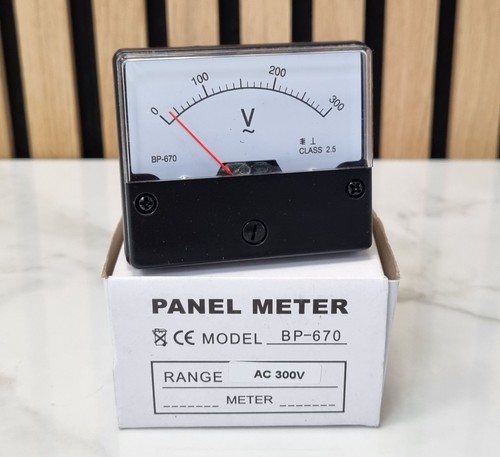 Analog einbau voltmeter - einbau,