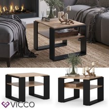 Couchtisch Helm Eiche Schwarz