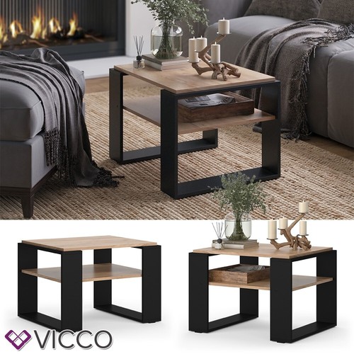 Couchtisch helm eiche schwarz - eiche,