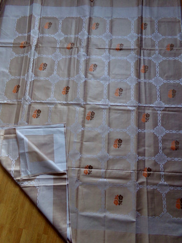 Damast tischdecke irisette - tischdecke,