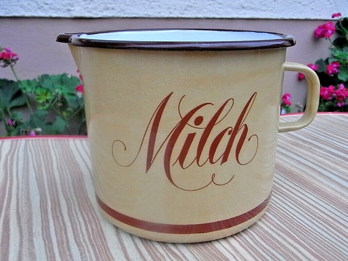 Original milch emaille - milch,