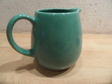 Vista Keramik Milchkanne Milchkännchen grün Höhe ca. 10 cm Öffnung oben ca. 6 cm
