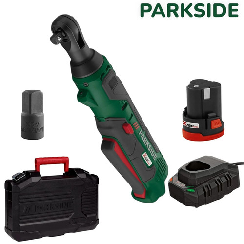 Parkside akku ratsche - v, akku-ratsche