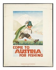 Vintage Österreich Angeln