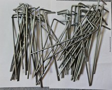 Strandfund 50x Erdnägel Heringe Hering Zelt Zelthaken Haken Camping 13-17cm kurz