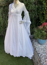 Vintage Brautkleid Anfang 70er