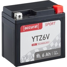 Motorradbatterie ytz6v gel 12v - motorradbatterie,