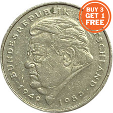 2 DEUTSCHE MARK - FRANZ JOSEF