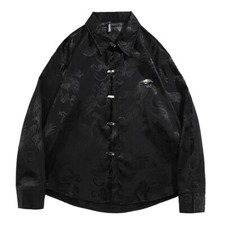 Herren Drachen Jacquard Hemd