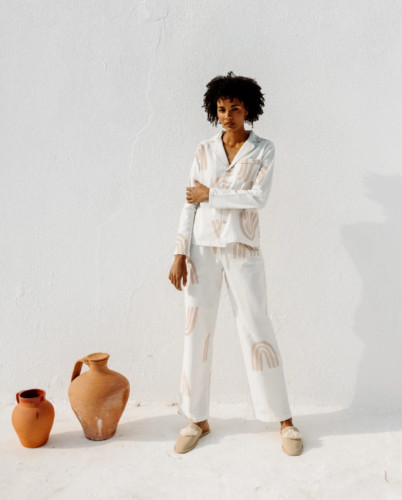 Damen pyjamahose meeka - pyjamahose,