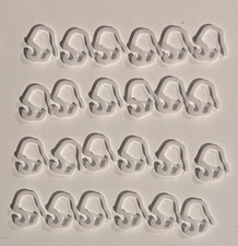 24x original Gardinen Haken IKEA KVARTAL Schienensystem Laufleiste 701.886.83