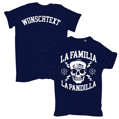 Shirt wunschtext familia - t-shirt,