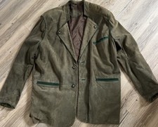 Grüne Wildleder Trachtenjacke