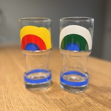 2x Vintage Trinkgläser
