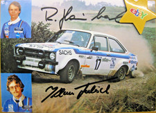Original Rallye Autogrammkarte