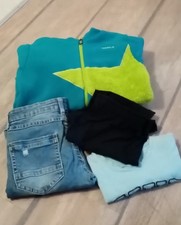 21 teiliges Bekleidungspaket für Jungen, Gr. 128/134, Jako-o Fleecejacke, Jeans