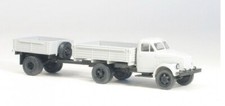 MM 033251 GAZ 51 Pritsche mit Anhänger , VEB, LPG, DDR, Fertigmodell,  1/87, H0