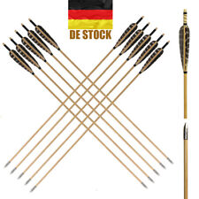 12x 32" Holzpfeile mit