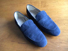 Damen Pumps dunkelblau Wildleder Vero Cuoio Made in Italy