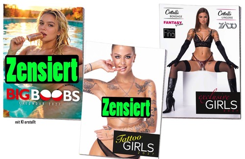 Erotik kalender set - 3-er, pin
