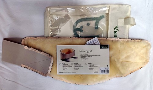 Nierengurt aus lammfell - nierengurt,