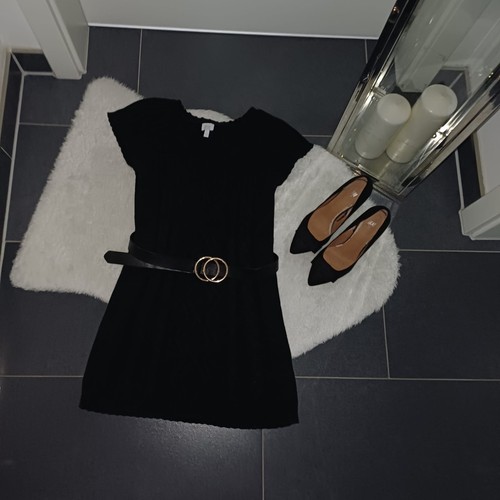 Neu strickkleid schwarz 36 - neu,